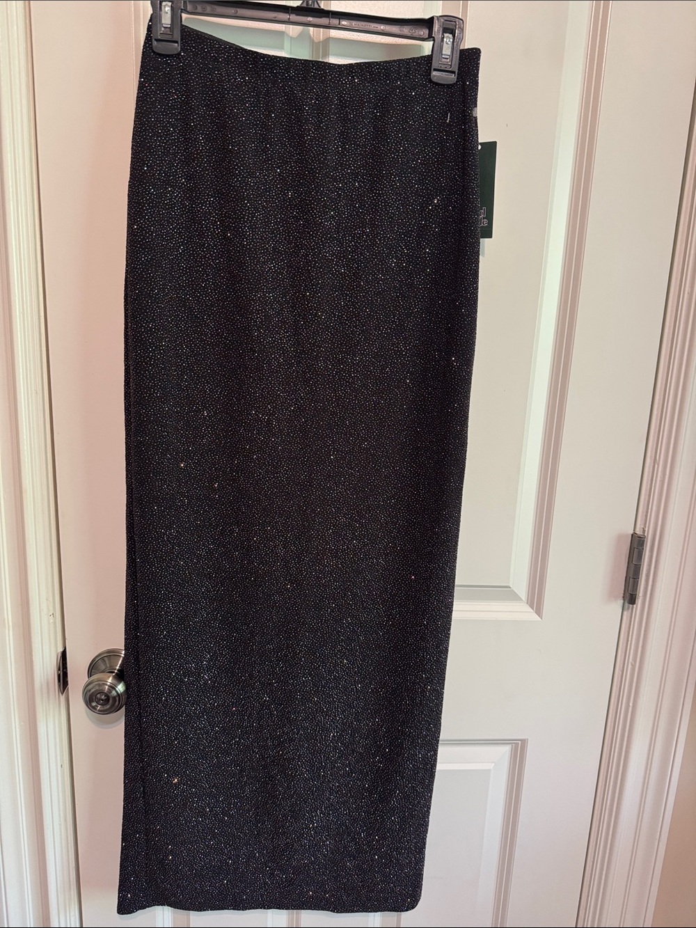 Black Sparkle Maxi Skirt